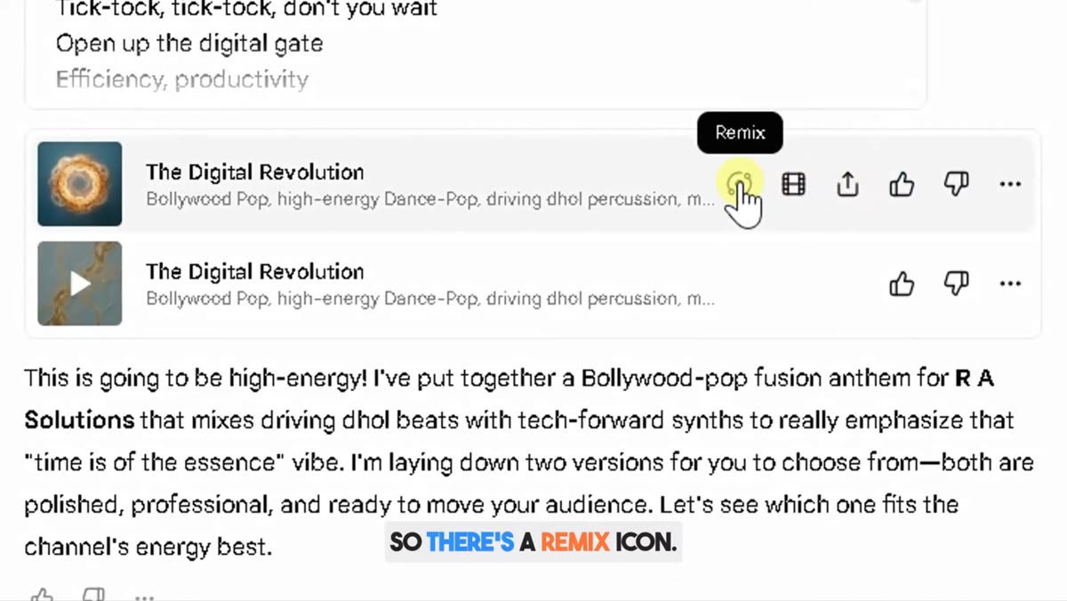Generated Song Examples